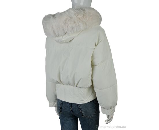 Куртка жіноча Зима 025 (12055) milky (4 шт. р.сіткаM-2XL) "Obuvok" недорого оптом від прямого постачальника, зображення 2