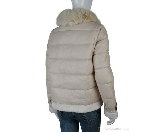 Куртка жіноча Зима 349 (12056) l.beige (4 шт. р.сіткаM-L) "Obuvok" недорого оптом від прямого постачальника, зображення 2