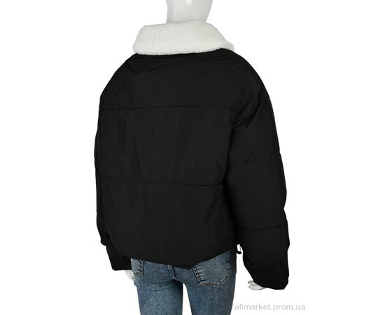 Куртка жіноча Зима 1105 (12058) black (3 шт. р.сіткаM-XL) "Obuvok" недорого оптом від прямого постачальника, зображення 2