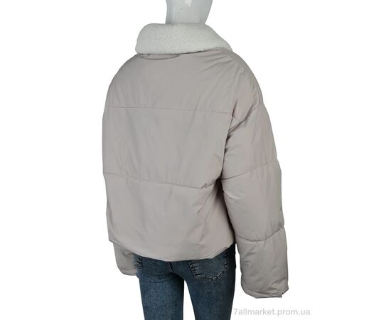 Куртка жіноча Зима 1105 (12058) l.beige (3 шт. р.сіткаM-XL) "Obuvok" недорого оптом від прямого постачальника, зображення 2