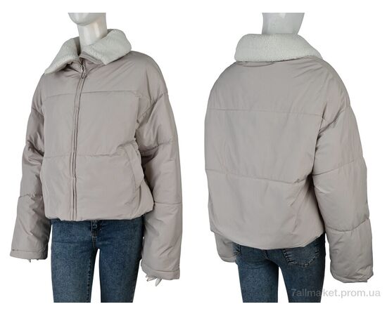 Куртка жіноча Зима 1105 (12058) l.beige (3 шт. р.сіткаM-XL) "Obuvok" недорого оптом від прямого постачальника, зображення 3