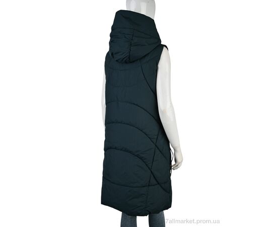 Жилетка жіноча Весна/осінь 2301 (12123) green (4 шт. р.сіткаM-2XL) "Obuvok" недорого оптом від прямого постачальника, зображення 2