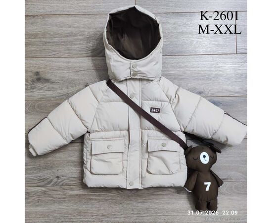 Фотография Куртка детская Зима K2601 білий (4 шт. р.сетка 80-110) "Kids-modnik" недорого оптом от прямого поставщика, изображение 2