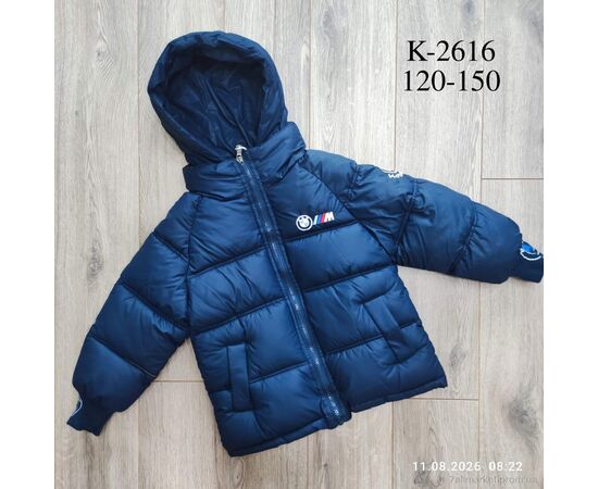 Фотография Куртка детская Зима K2616 синій (4 шт. р.сетка 120-150) "Kids-modnik" недорого оптом от прямого поставщика, изображение 2