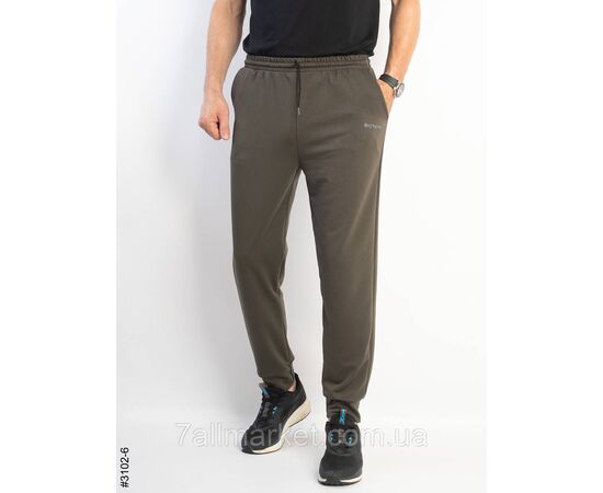 Спортивні штани чоловічі на манжеті двунитка норма 48(M),50(L),52(XL),54(2XL) (6кв) "NOWEMBER", зображення 5