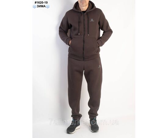 Спортивний костюм чоловічий турецька тринитка на флісі норма 48(M),50(L),52(XL),54(2XL),56(3XL) (4кв "NOWEMBER", зображення 2