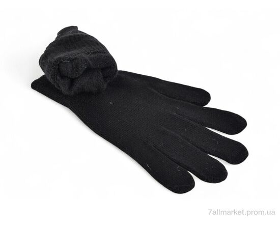 Рукавички жіночі Зима 2001 black (12 шт. р.сітка6,5-8,5) "CAP" недорого оптом від прямого постачальника, зображення 2