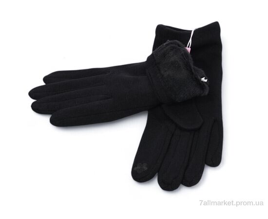 Рукавички жіночі Зима RA2 black (12 шт. р.сітка6,5-8,5) "KUINH" недорого оптом від прямого постачальника, зображення 2