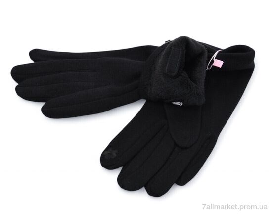 Рукавички жіночі Зима RA5 black (12 шт. р.сітка6,5-8,5) "KUINH" недорого оптом від прямого постачальника, зображення 2