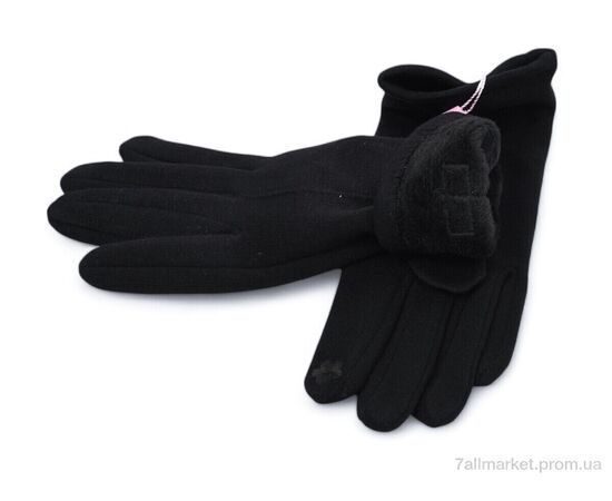 Рукавички жіночі Зима RA6 black (12 шт. р.сітка6,5-8,5) "KUINH" недорого оптом від прямого постачальника, зображення 2