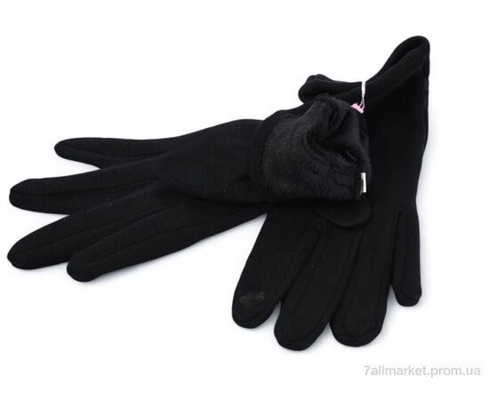 Рукавички жіночі Зима RA7 black (12 шт. р.сітка6,5-8,5) "KUINH" недорого оптом від прямого постачальника, зображення 2