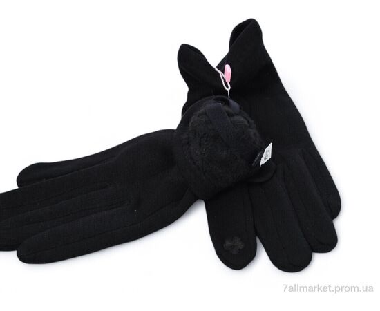 Рукавички жіночі Зима RA8 black (12 шт. р.сітка6,5-8,5) "KUINH" недорого оптом від прямого постачальника, зображення 2