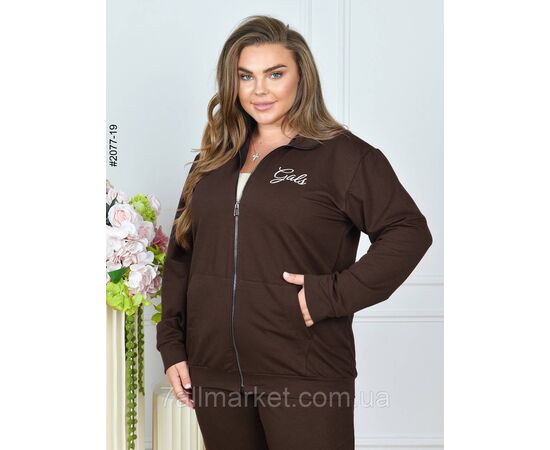 Фотография Спортивний костюм жіночий турецька двонитка 50(L),52(XL),54(2XL),56(3XL) (8цв) "NOWEMBER", изображение 8