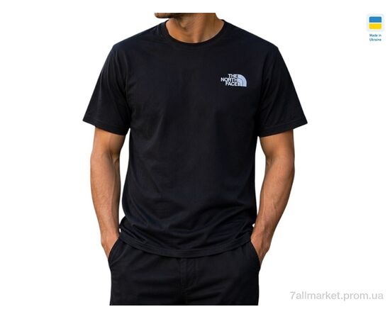 Футболка чоловіча Літо 8 чорний tnf (4 шт. р.сіткаM-2XL) "Sport style" недорого оптом від прямого постачальника, зображення 2