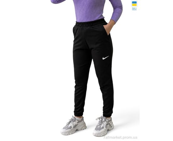 Фотография Спортивные брюки женские Весна/осень 100231 чорний nk (4 шт. р.сетка 2XL-5XL) "Sport style" недорого оптом от прямого поставщика, изображение 2