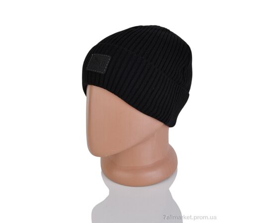 Фотография Шапка мужская Зима 9-21 black (5 шт. р.сетка One size) "TUZZI" недорого оптом от прямого поставщика, изображение 2