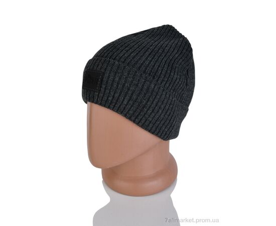 Фотография Шапка мужская Зима 9-21 grey (5 шт. р.сетка One size) "TUZZI" недорого оптом от прямого поставщика, изображение 2