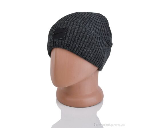 Фотография Шапка унисекс Зима 9-22 grey (5 шт. р.сетка One size) "TUZZI" недорого оптом от прямого поставщика, изображение 2