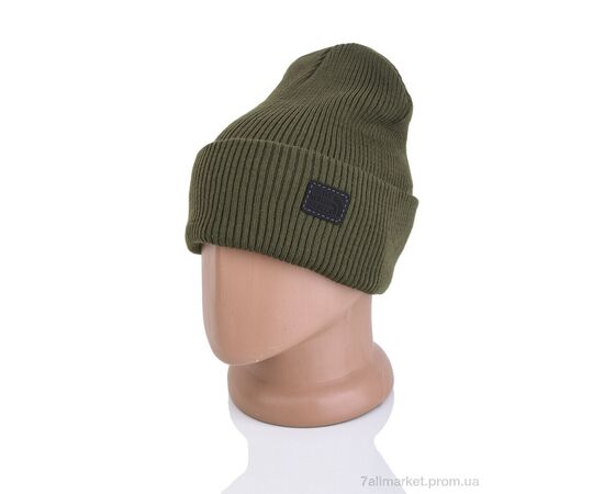 Фотография Шапка мужская Зима 9-24 green (5 шт. р.сетка One size) "TUZZI" недорого оптом от прямого поставщика, изображение 2