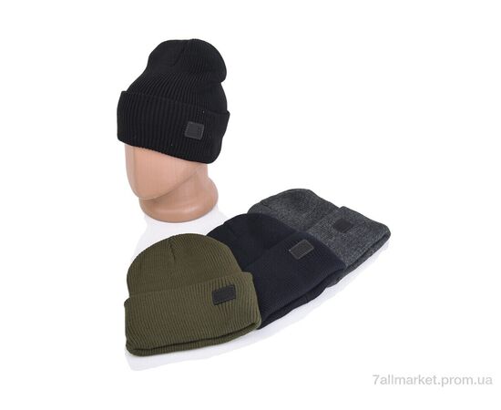 Фотография Шапка мужская Зима 9-24 mix (5 шт. р.сетка One size) "TUZZI" недорого оптом от прямого поставщика, изображение 2