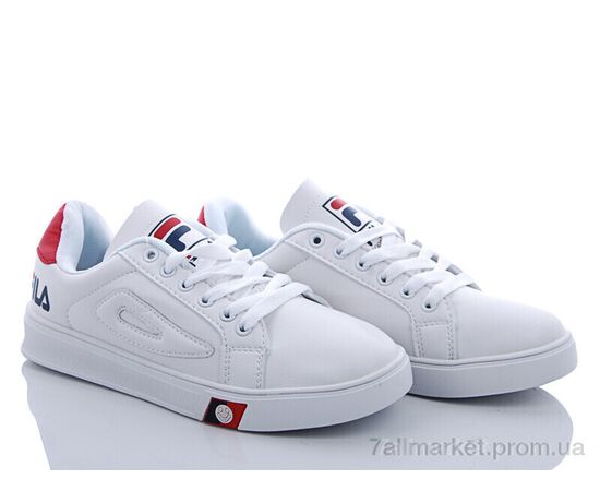 Кросівки жіночі модні Весна/осінь F90L white-red (8 пар р.35-40) "CR" недорого оптом від прямого постачальника, зображення 2