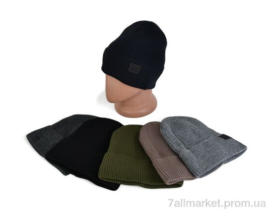 Фотография Шапка мужская Зима 06-04 mix (5 шт. р.сетка One size) "TUZZI" недорого оптом от прямого поставщика, изображение 2