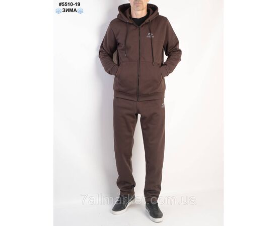 Фотография Спортивний костюм чоловічий тринитка на флісі норма 48(M),50(L),52(XL),54(2XL),56(3XL) (5цв) "NOWEMBER", изображение 3