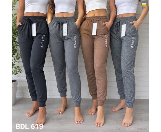 Фотография Спортивные брюки женские Зима 619 mix (10 шт. р.сетка M-3XL) "Sport style" недорого оптом от прямого поставщика, изображение 2