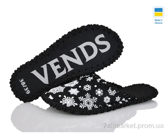 Тапки жіночі для будинку Весна/осінь 247W black (9 пар р.36-41) "Alex" недорого оптом від прямого постачальника, зображення 2
