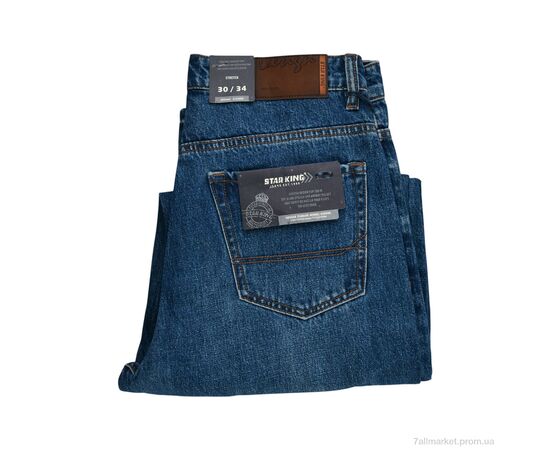 Джинси чоловічі Весна/осінь KT3216-06 blue (8 шт. р.сітка30-36) "Like" недорого оптом від прямого постачальника, зображення 2