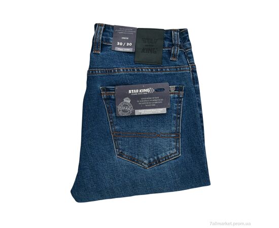Джинси чоловічі Весна/осінь K-KM3178-06H blue (7 шт. р.сітка30-38) "Like" недорого оптом від прямого постачальника, зображення 2
