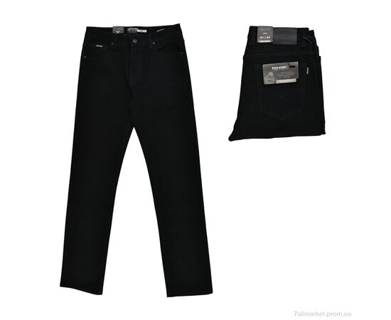 Джинси чоловічі Весна/осінь KM3193H black (8 шт. р.сітка31-36) "Like" недорого оптом від прямого постачальника, зображення 3