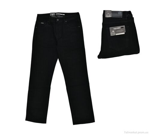 Джинси чоловічі Весна/осінь K-KA3198H black (8 шт. р.сітка31-36) "Like" недорого оптом від прямого постачальника, зображення 3
