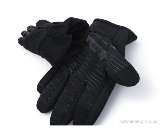 Фотография Перчатки мужские Зима A15-1 black (12 шт. р.сетка L-2XL) "TUZZI" недорого оптом от прямого поставщика, изображение 3