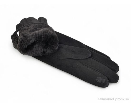 Рукавички жіночі Зима 723-4 black (12 шт. р.сітка6,5-8,5) "KUINH" недорого оптом від прямого постачальника, зображення 2
