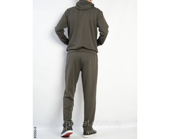 Спортивний костюм чоловічий пряма штанина двонитка норма 48(M),50(L),52(XL),54(2XL),56(3XL) (6кв) "NOWEMBER", зображення 2