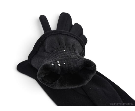 Рукавички жіночі Зима T01-85 black (12 шт. р.сітка6,5-8,5) "TUZZI" недорого оптом від прямого постачальника, зображення 2