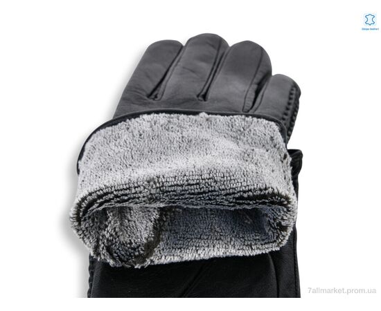 Рукавички жіночі Зима G8-804Ж шкіра махра black (10 шт. р.сітка6,5-8,5) "TUZZI" недорого оптом від прямого постачальника, зображення 2