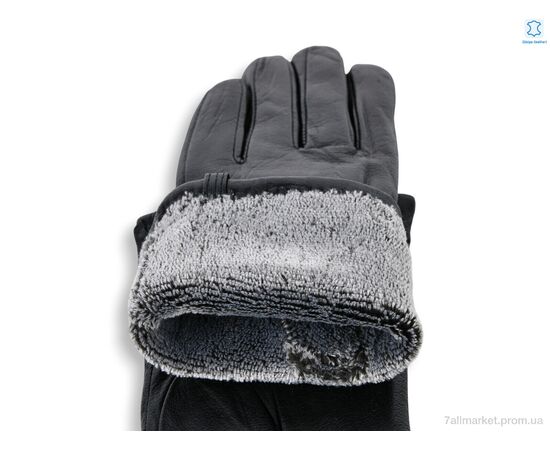 Рукавички жіночі Зима G8-808Ж шкіра махра black (10 шт. р.сітка6,5-8,5) "TUZZI" недорого оптом від прямого постачальника, зображення 2