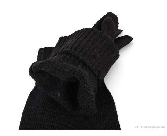 Чоловічі рукавиці Зима 1001 black (12 шт. р.сіткаOne size) "CAP" недорого оптом від прямого постачальника, зображення 2