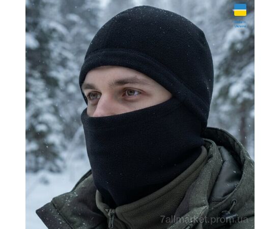 Балаклава чоловіча Зима 1121-1 (полар) mix (5 шт. р.сітка56-60) "Mabi" недорого оптом від прямого постачальника, зображення 2