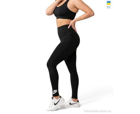 Фотография Лосинсы женские Зима 7000NI чорний (4 шт. р.сетка 2XL-5XL) "Sport style" недорого оптом от прямого поставщика, изображение 2
