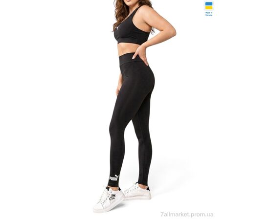 Фотография Лосинсы женские Зима 7000PU чорний (4 шт. р.сетка 2XL-5XL) "Sport style" недорого оптом от прямого поставщика, изображение 2