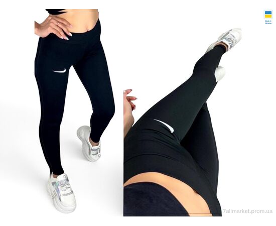 Фотография Лосинсы женские Зима 7000-1NI чорний (4 шт. р.сетка 2XL-5XL) "Sport style" недорого оптом от прямого поставщика, изображение 2