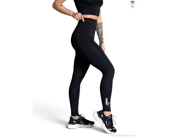 Фотография Лосинсы женские Зима 7000-2PU чорний (4 шт. р.сетка 2XL-5XL) "Sport style" недорого оптом от прямого поставщика, изображение 2