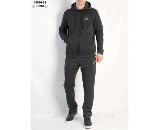 Спортивний костюм чоловічий тринитка на флісі норма 48(M),50(L),52(XL),54(2XL),56(3XL) (8кв) "NOWEMBER", зображення 8