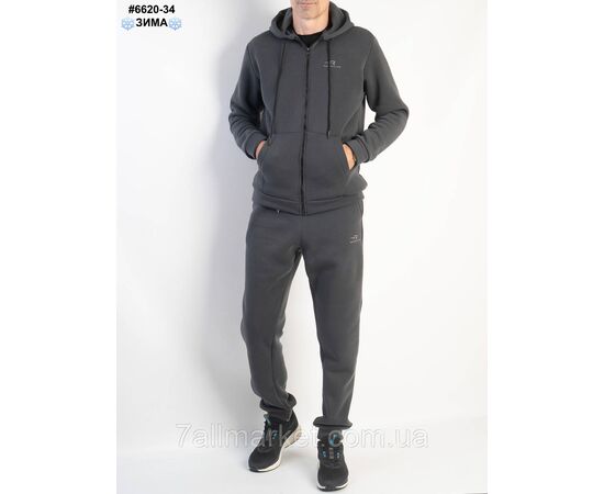 Спортивний костюм чоловічий тринитка на флісі норма 48(M),50(L),52(XL),54(2XL),56(3XL) (6кв) "NOWEMBER", зображення 2