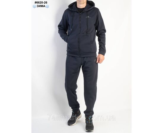 Спортивний костюм чоловічий тринитка на флісі норма 48(M),50(L),52(XL),54(2XL),56(3XL) (6кв) "NOWEMBER", зображення 3