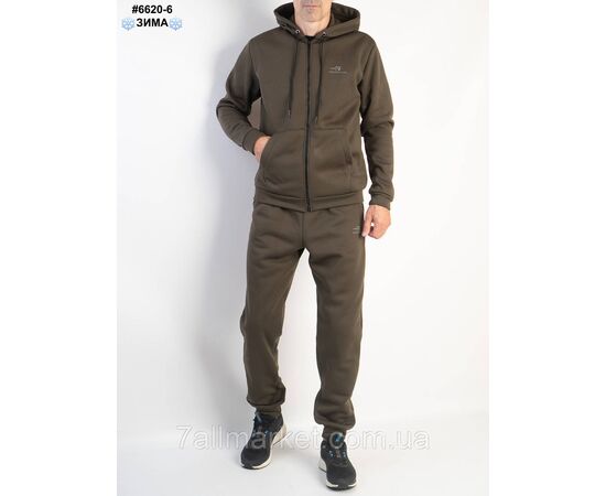Спортивний костюм чоловічий тринитка на флісі норма 48(M),50(L),52(XL),54(2XL),56(3XL) (6кв) "NOWEMBER", зображення 4