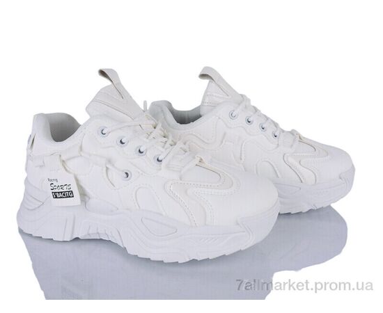 Кросівки жіночі модні Весна/осінь Prime KT-2219 white (8 пар р.37-40) "Prime-Opt" недорого оптом від прямого постачальника, зображення 2